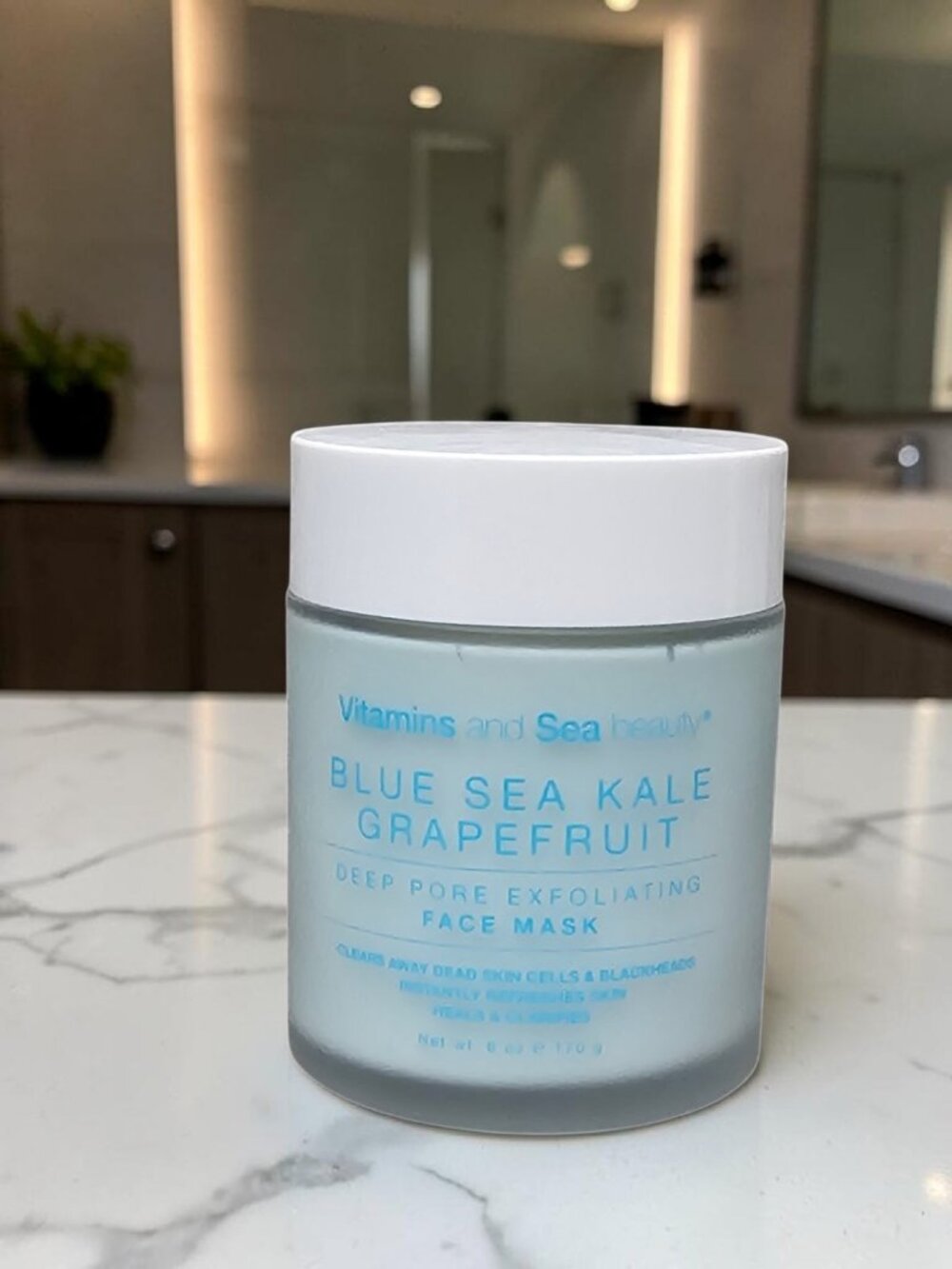 Vitamins and Sea Beauty Blue Sea Kale Grapefruit Deep Pore Exfoliating Face Mask